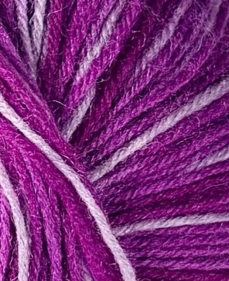 Baby Printed Beerenviolett mit Silbergrau 54